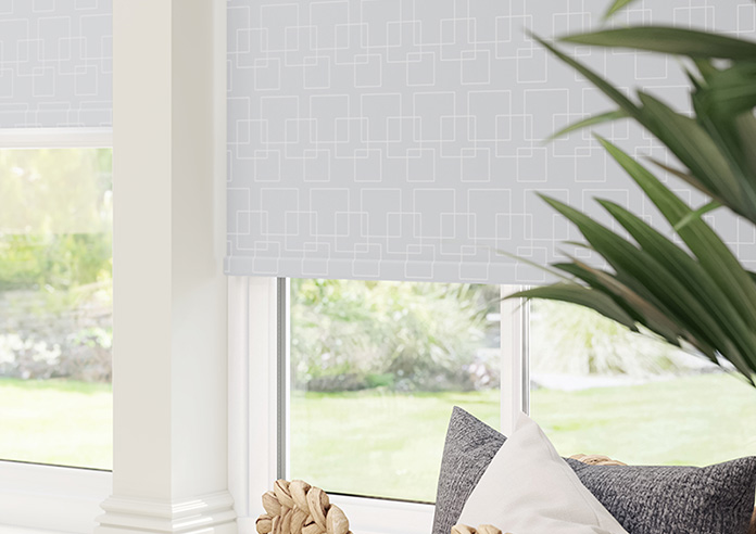 Mod Cube, Pale Grey - Roller Blind - Image 5